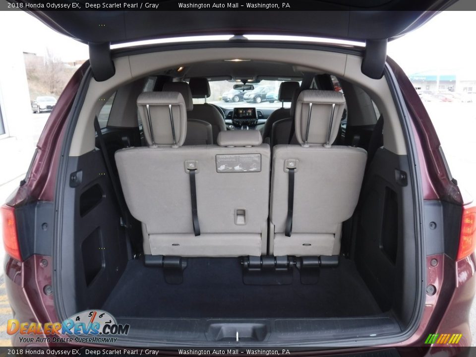 2018 Honda Odyssey EX Deep Scarlet Pearl / Gray Photo #26