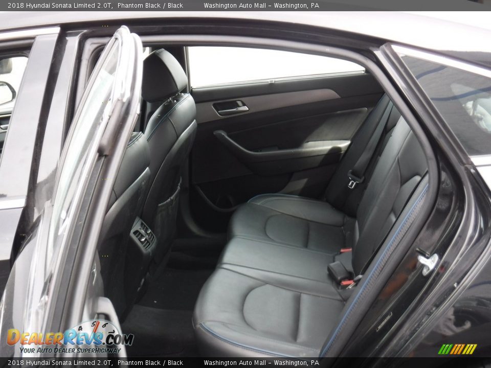 Rear Seat of 2018 Hyundai Sonata Limited 2.0T Photo #23