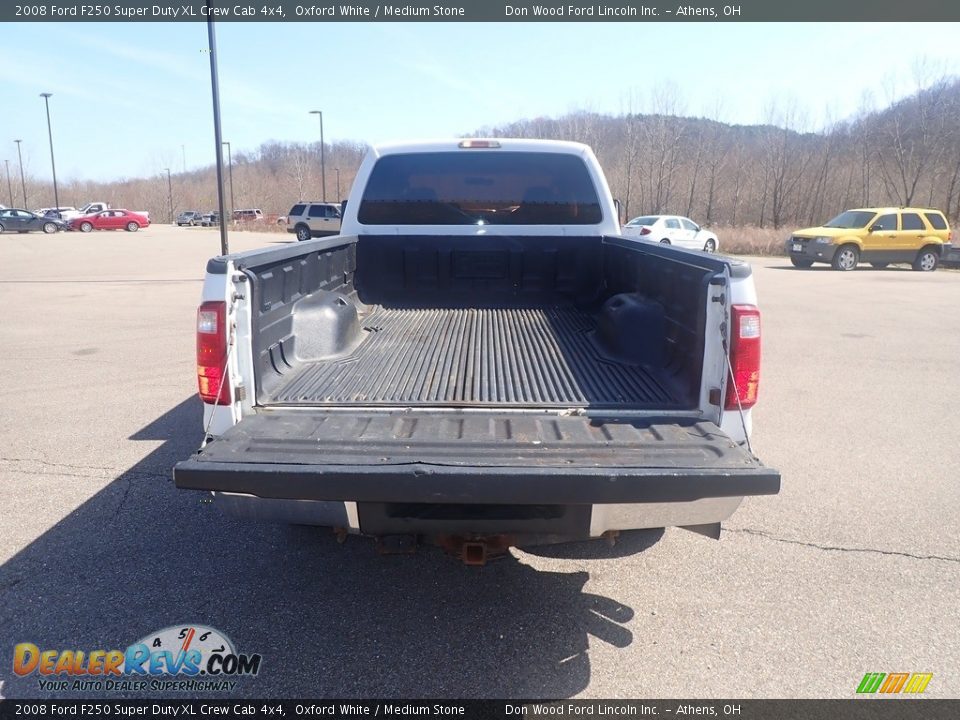 2008 Ford F250 Super Duty XL Crew Cab 4x4 Oxford White / Medium Stone Photo #13