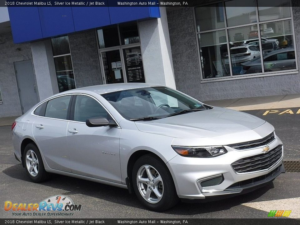 2018 Chevrolet Malibu LS Silver Ice Metallic / Jet Black Photo #1