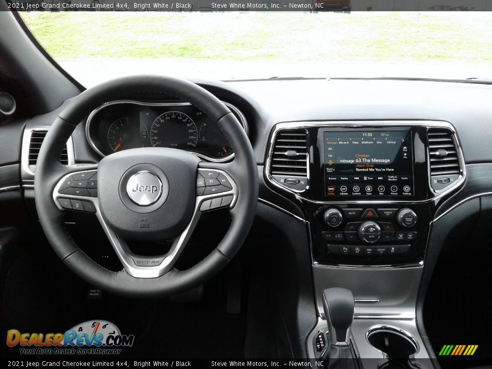 2021 Jeep Grand Cherokee Limited 4x4 Bright White / Black Photo #18