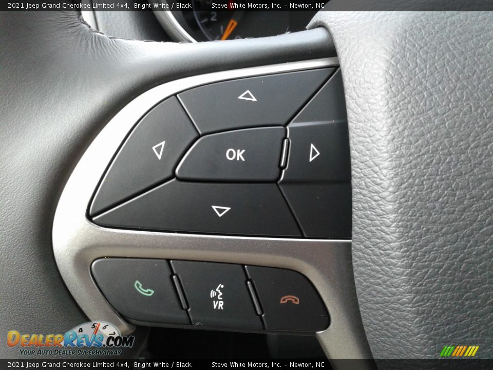 2021 Jeep Grand Cherokee Limited 4x4 Bright White / Black Photo #19