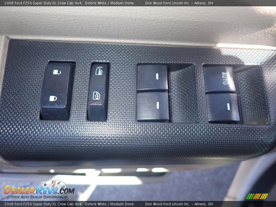 2008 Ford F250 Super Duty XL Crew Cab 4x4 Oxford White / Medium Stone Photo #19