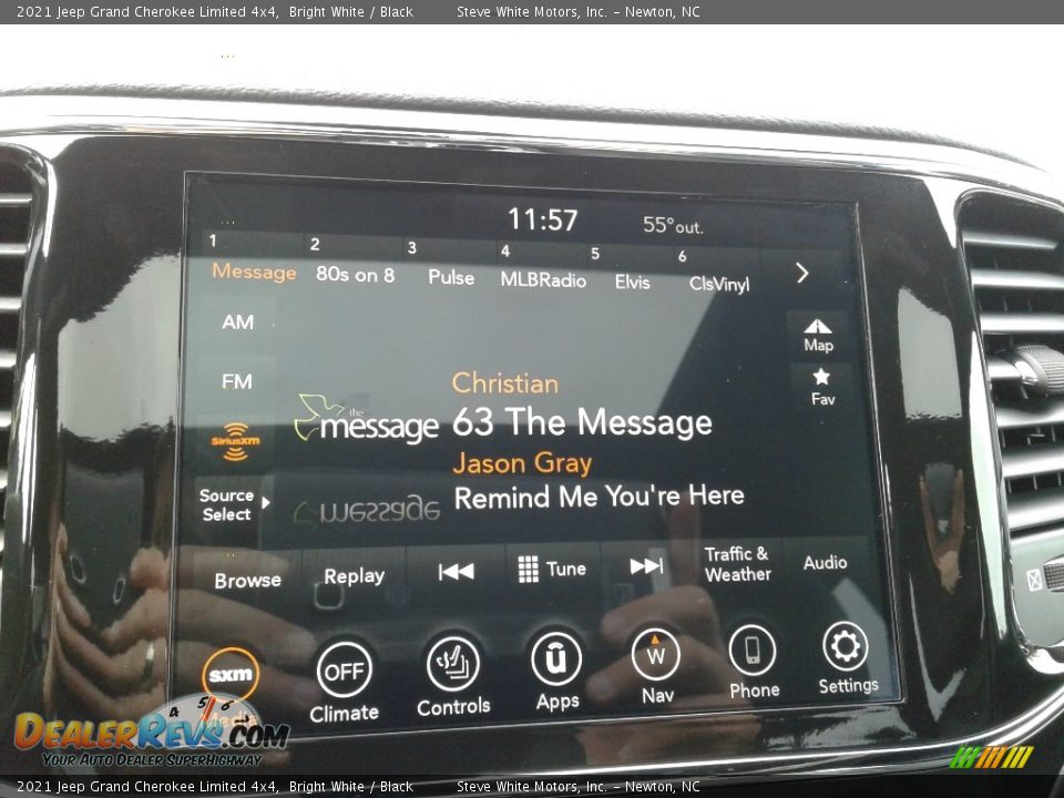 2021 Jeep Grand Cherokee Limited 4x4 Bright White / Black Photo #22