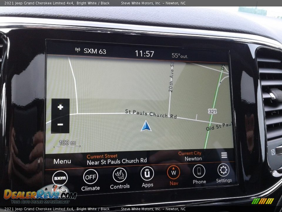 2021 Jeep Grand Cherokee Limited 4x4 Bright White / Black Photo #24