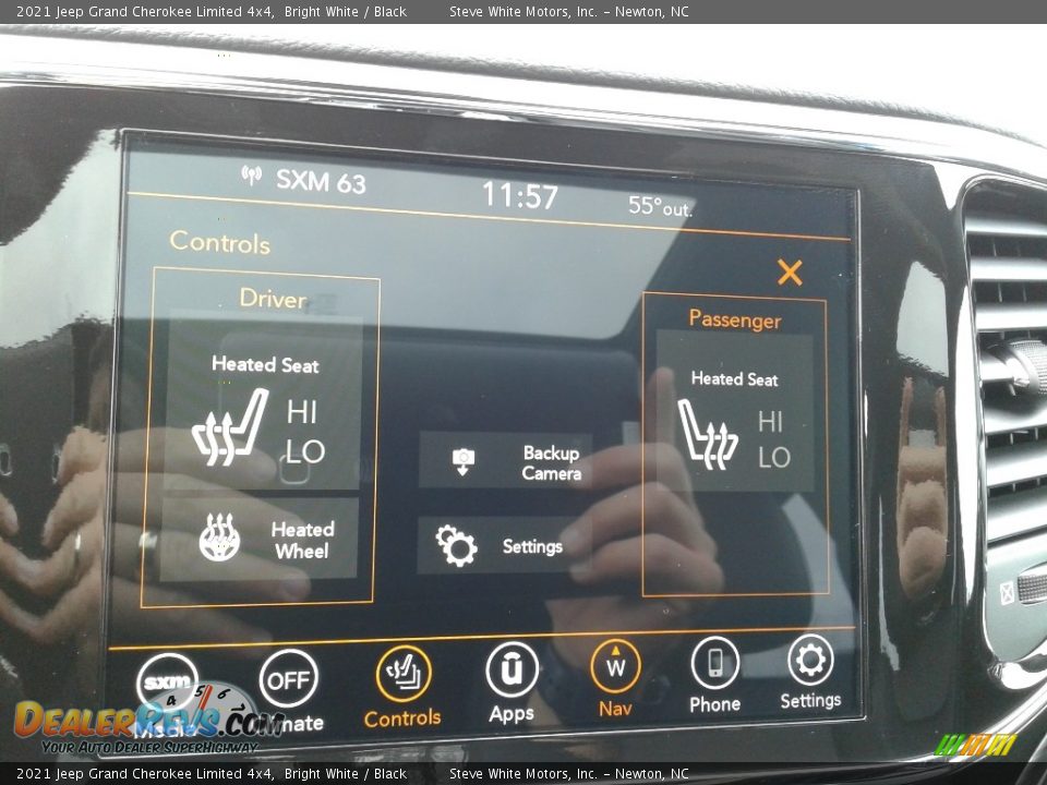2021 Jeep Grand Cherokee Limited 4x4 Bright White / Black Photo #25
