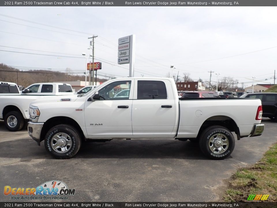 Bright White 2021 Ram 2500 Tradesman Crew Cab 4x4 Photo #2