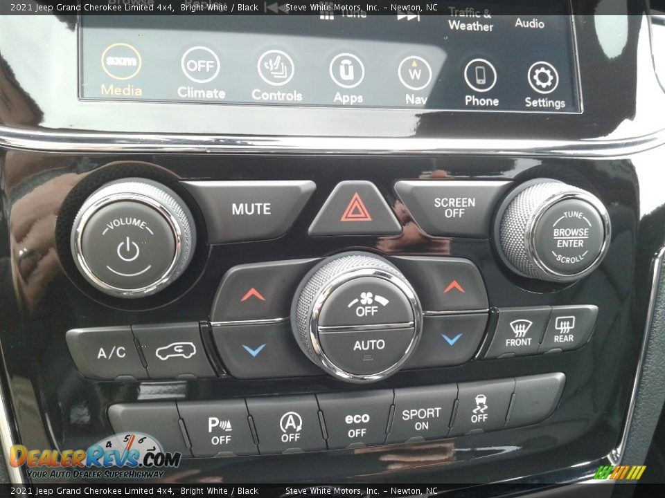 2021 Jeep Grand Cherokee Limited 4x4 Bright White / Black Photo #27