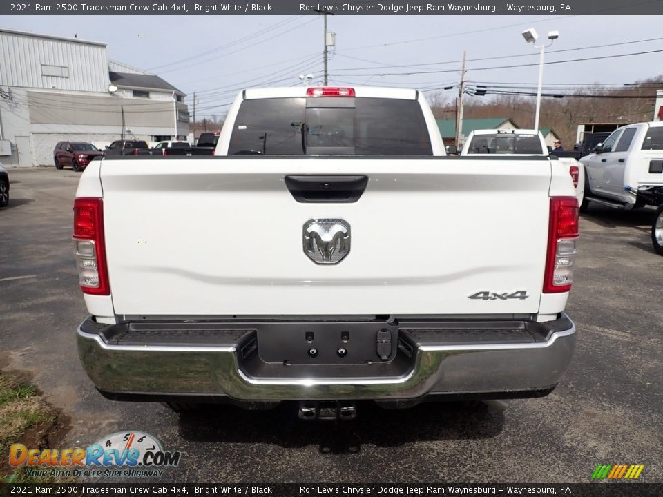 2021 Ram 2500 Tradesman Crew Cab 4x4 Bright White / Black Photo #4