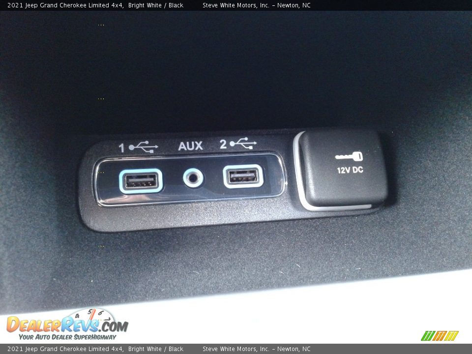 2021 Jeep Grand Cherokee Limited 4x4 Bright White / Black Photo #28