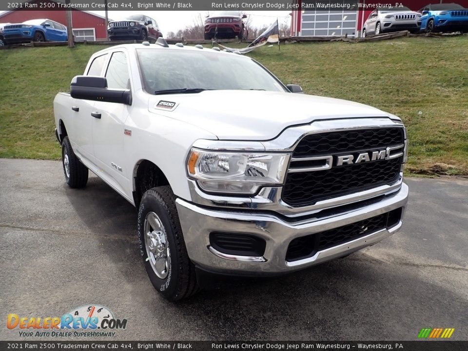 2021 Ram 2500 Tradesman Crew Cab 4x4 Bright White / Black Photo #7