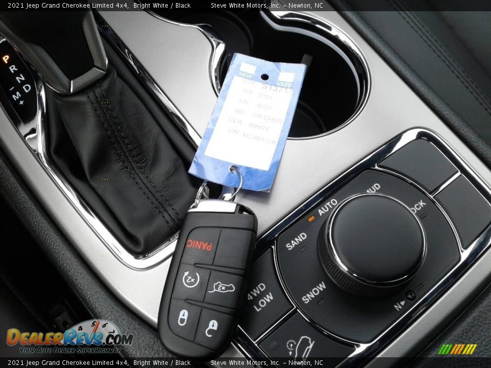 2021 Jeep Grand Cherokee Limited 4x4 Bright White / Black Photo #33