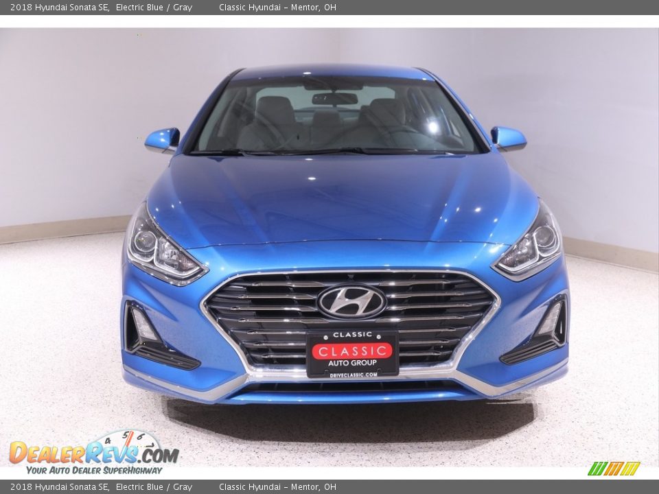 2018 Hyundai Sonata SE Electric Blue / Gray Photo #2