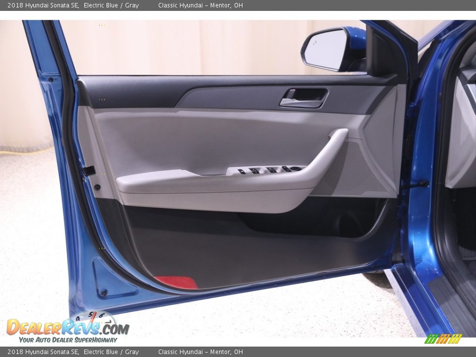 2018 Hyundai Sonata SE Electric Blue / Gray Photo #4
