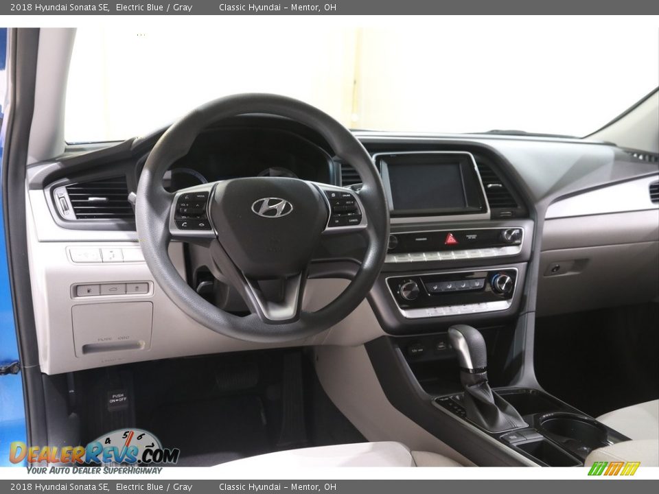 2018 Hyundai Sonata SE Electric Blue / Gray Photo #6