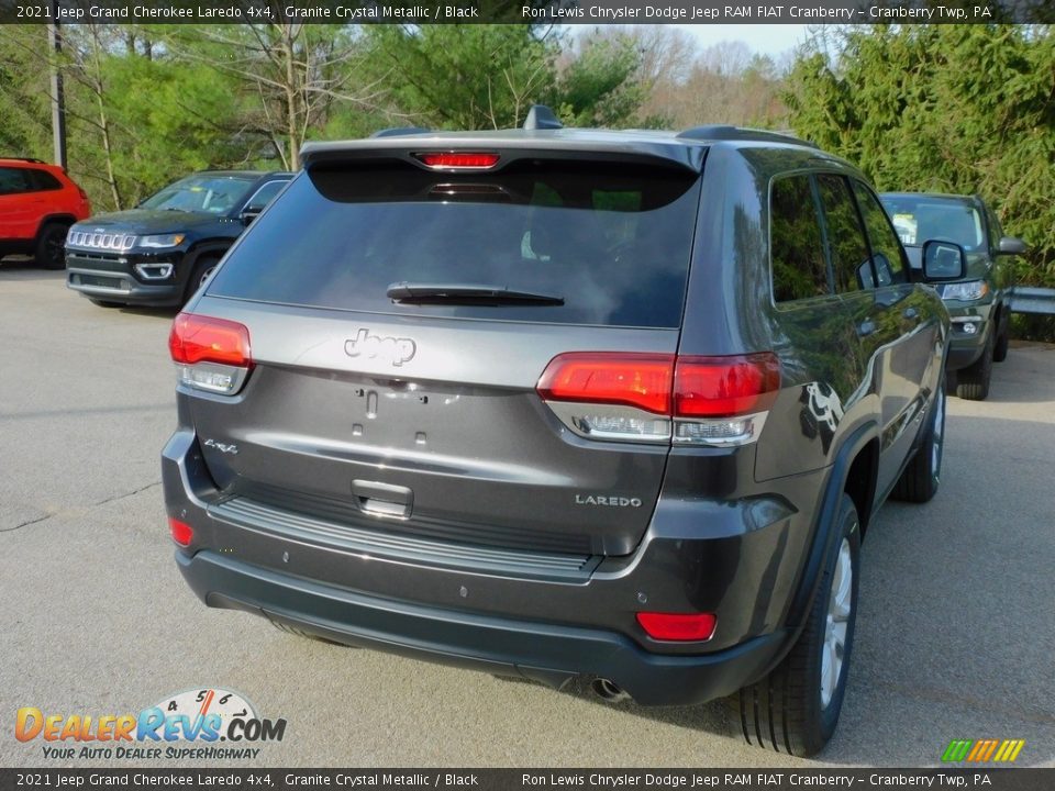 2021 Jeep Grand Cherokee Laredo 4x4 Granite Crystal Metallic / Black Photo #5