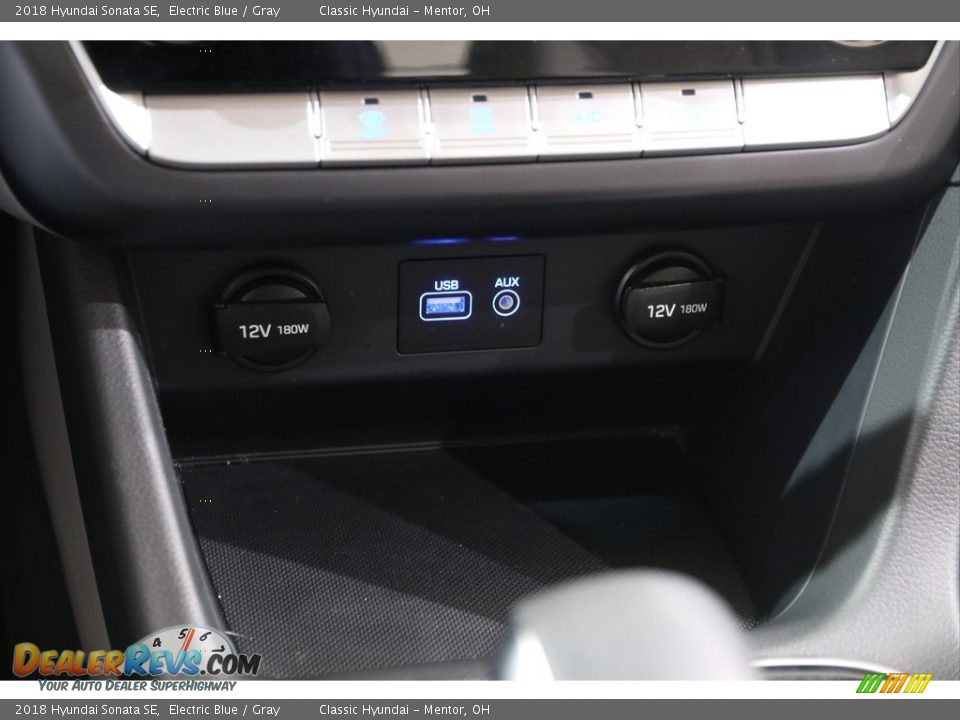 2018 Hyundai Sonata SE Electric Blue / Gray Photo #12