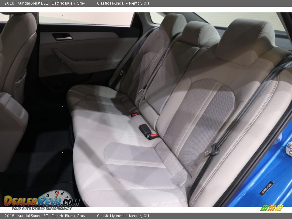 2018 Hyundai Sonata SE Electric Blue / Gray Photo #16