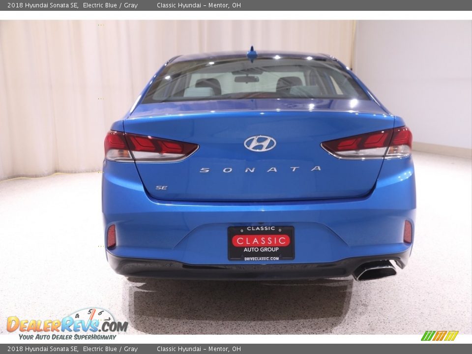 2018 Hyundai Sonata SE Electric Blue / Gray Photo #17