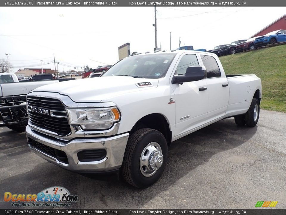 2021 Ram 3500 Tradesman Crew Cab 4x4 Bright White / Black Photo #1