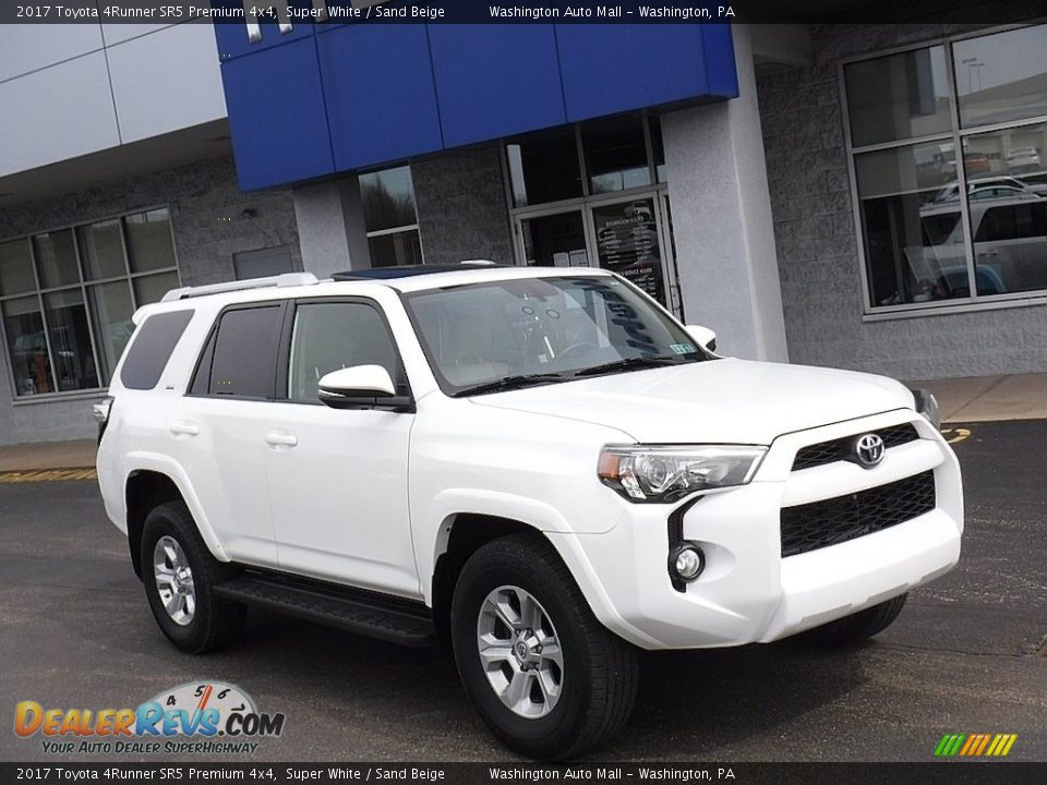 2017 Toyota 4Runner SR5 Premium 4x4 Super White / Sand Beige Photo #1