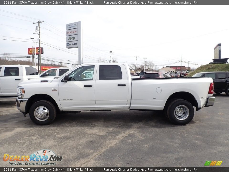 2021 Ram 3500 Tradesman Crew Cab 4x4 Bright White / Black Photo #2