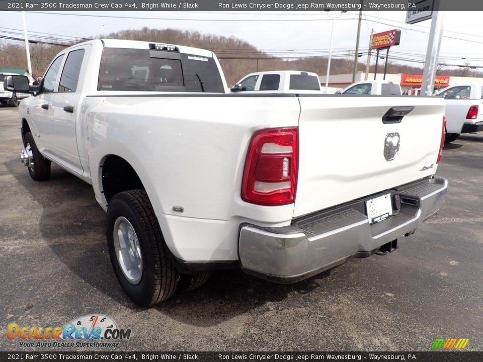 2021 Ram 3500 Tradesman Crew Cab 4x4 Bright White / Black Photo #3