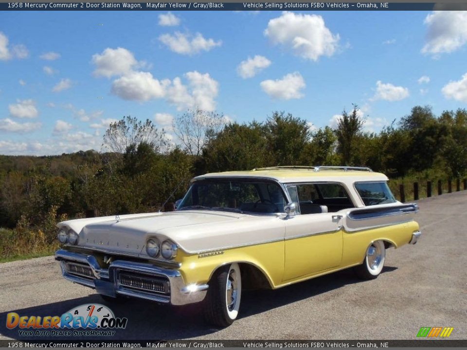 Front 3/4 View of 1958 Mercury Commuter 2 Door Station Wagon Photo #1