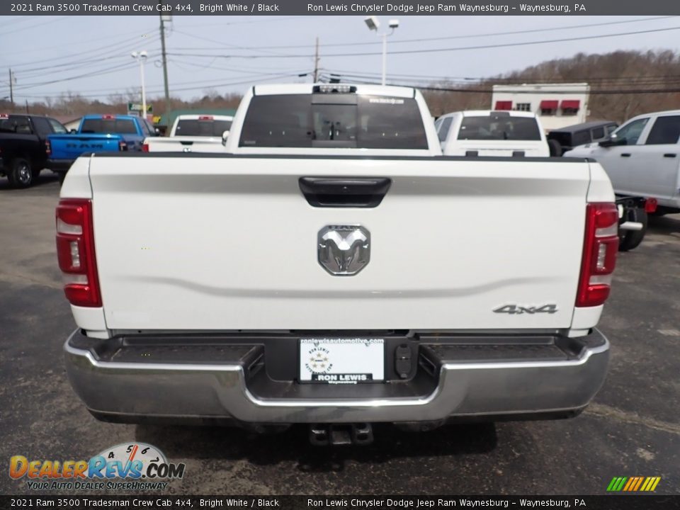 2021 Ram 3500 Tradesman Crew Cab 4x4 Bright White / Black Photo #4