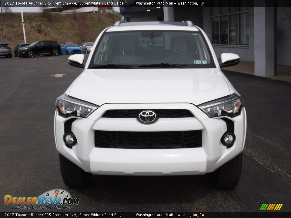 2017 Toyota 4Runner SR5 Premium 4x4 Super White / Sand Beige Photo #5