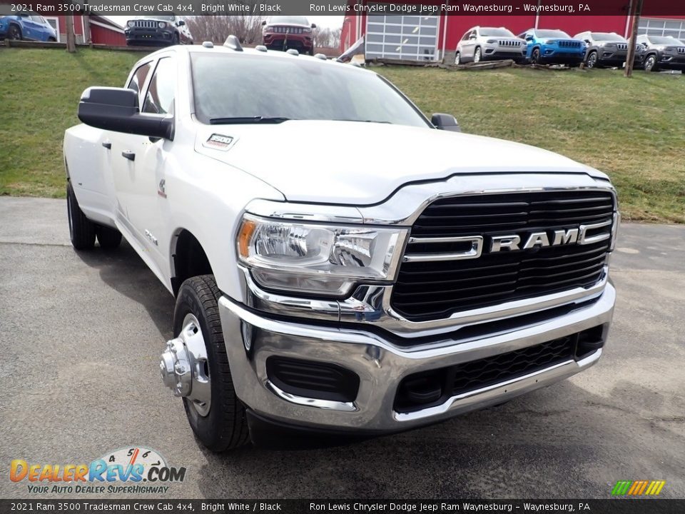 2021 Ram 3500 Tradesman Crew Cab 4x4 Bright White / Black Photo #6