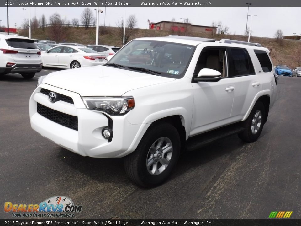 2017 Toyota 4Runner SR5 Premium 4x4 Super White / Sand Beige Photo #6