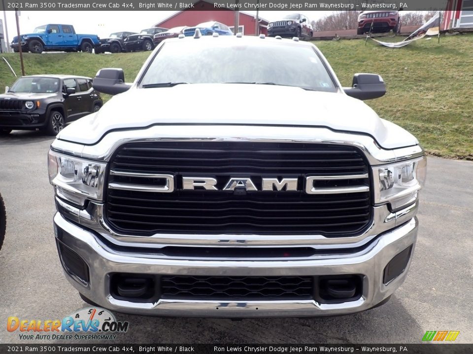 2021 Ram 3500 Tradesman Crew Cab 4x4 Bright White / Black Photo #7