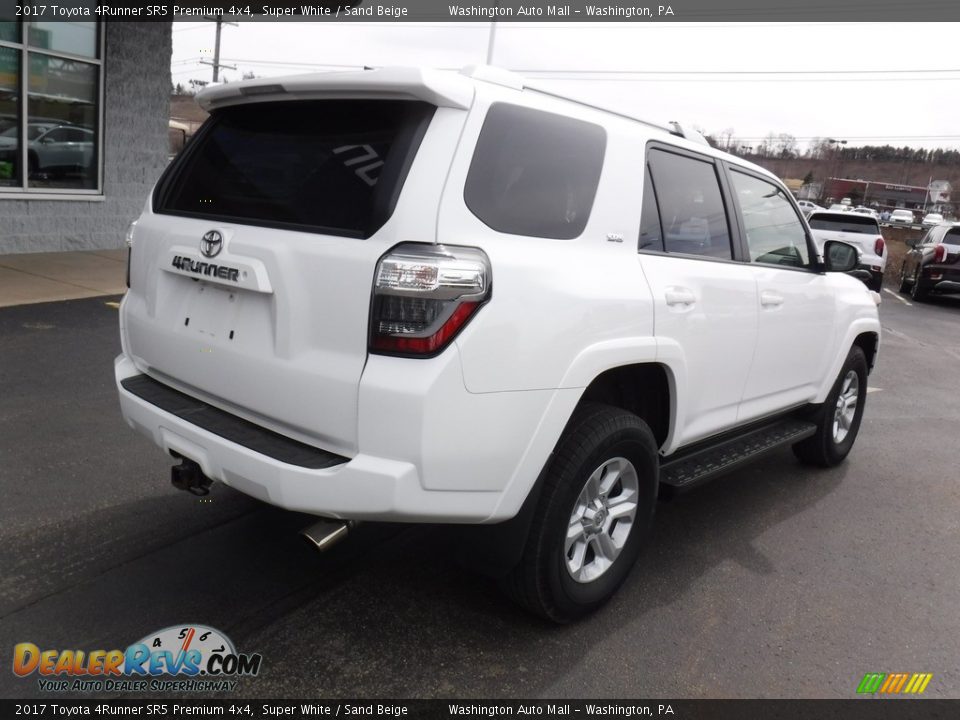 2017 Toyota 4Runner SR5 Premium 4x4 Super White / Sand Beige Photo #9