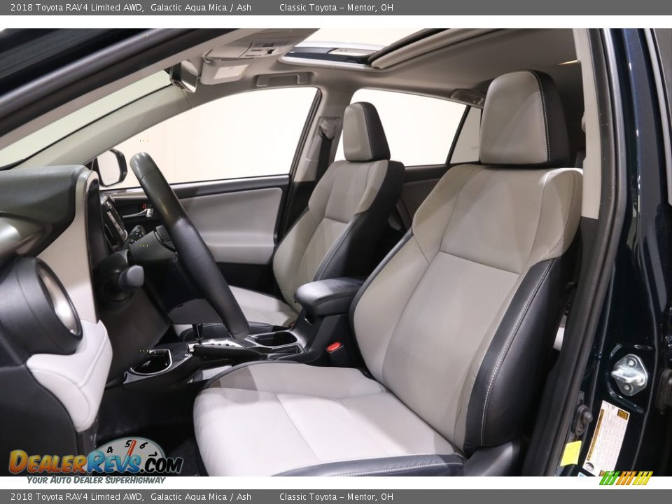 2018 Toyota RAV4 Limited AWD Galactic Aqua Mica / Ash Photo #5