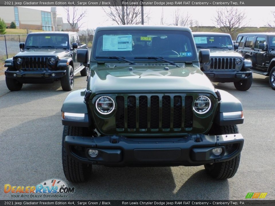 2021 Jeep Gladiator Freedom Edition 4x4 Sarge Green / Black Photo #2