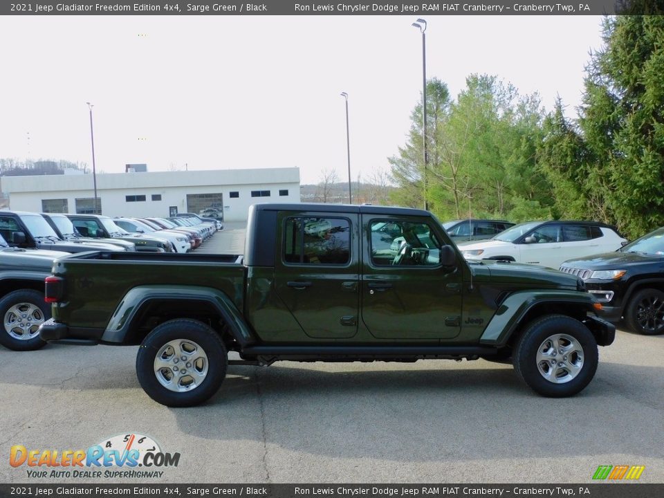 2021 Jeep Gladiator Freedom Edition 4x4 Sarge Green / Black Photo #4