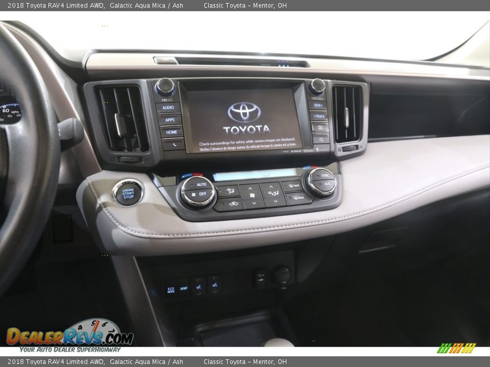 2018 Toyota RAV4 Limited AWD Galactic Aqua Mica / Ash Photo #9