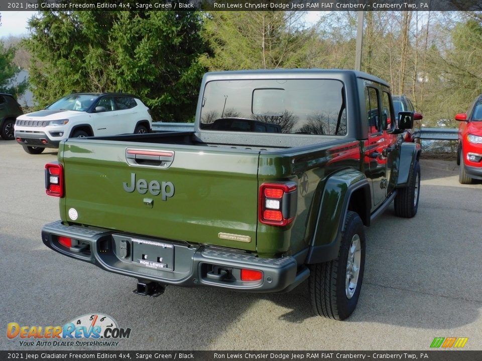 2021 Jeep Gladiator Freedom Edition 4x4 Sarge Green / Black Photo #5
