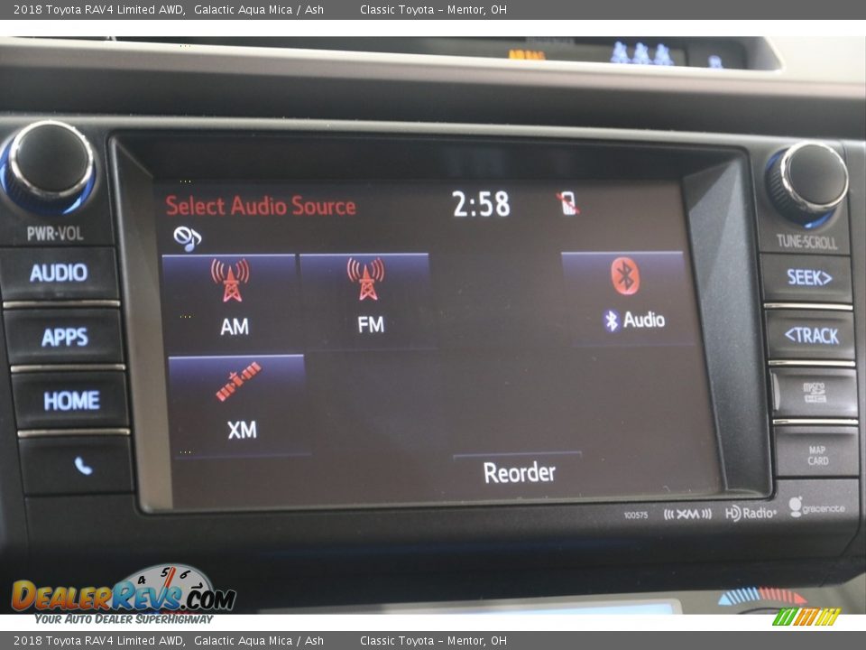 2018 Toyota RAV4 Limited AWD Galactic Aqua Mica / Ash Photo #10