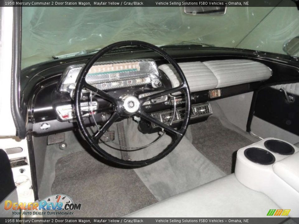 Dashboard of 1958 Mercury Commuter 2 Door Station Wagon Photo #17