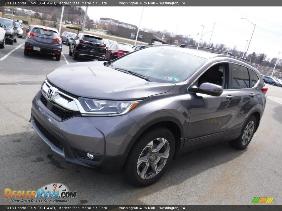 2018 Honda CR-V EX-L AWD Modern Steel Metallic / Black Photo #6