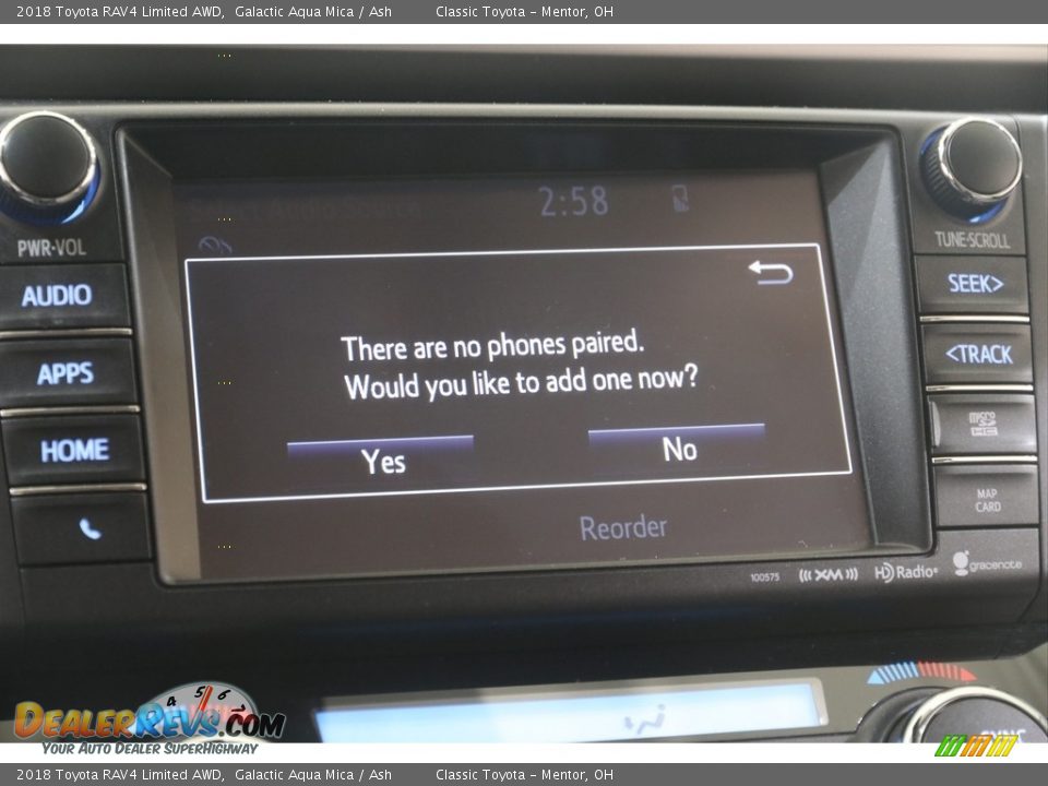 2018 Toyota RAV4 Limited AWD Galactic Aqua Mica / Ash Photo #11