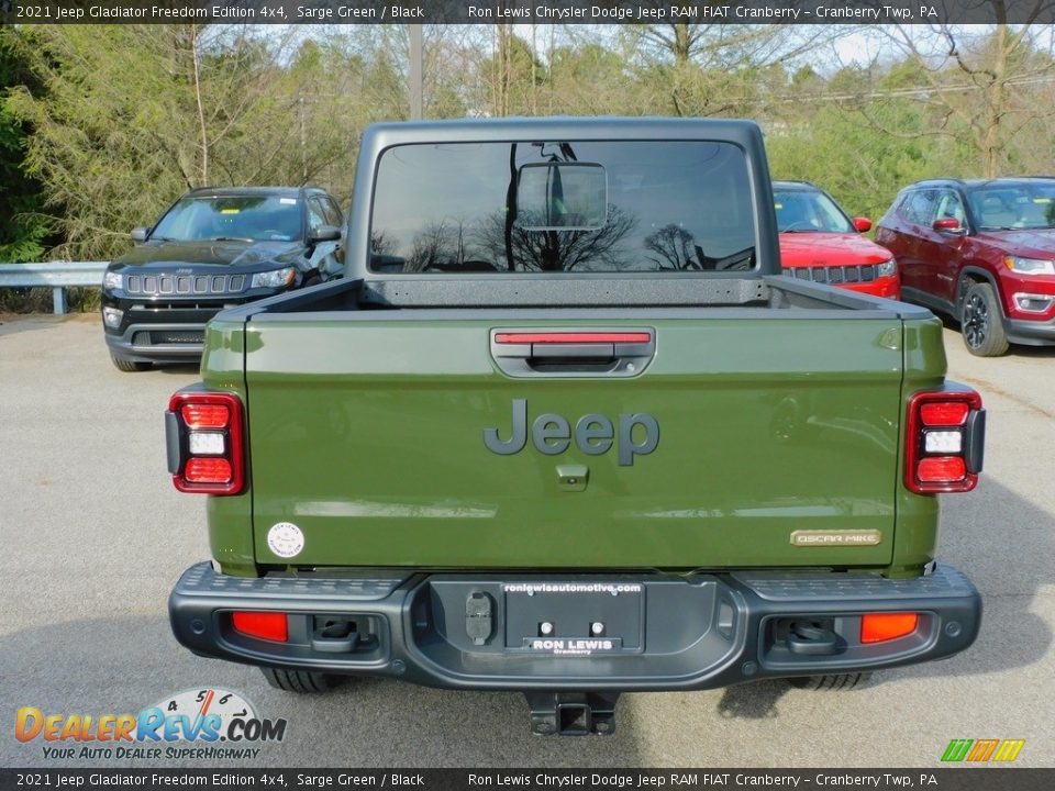 2021 Jeep Gladiator Freedom Edition 4x4 Sarge Green / Black Photo #6