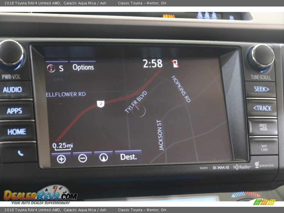 2018 Toyota RAV4 Limited AWD Galactic Aqua Mica / Ash Photo #12