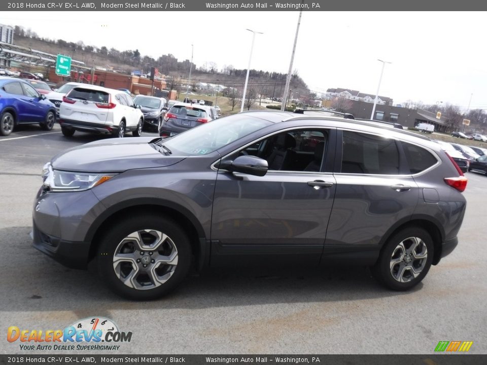 2018 Honda CR-V EX-L AWD Modern Steel Metallic / Black Photo #7