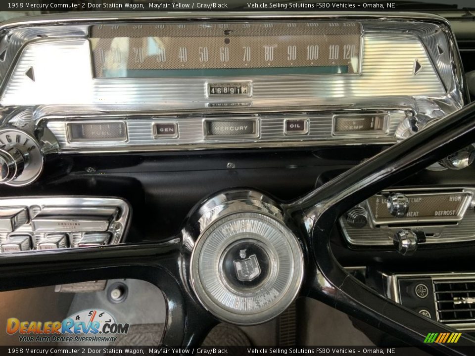 1958 Mercury Commuter 2 Door Station Wagon Gauges Photo #19