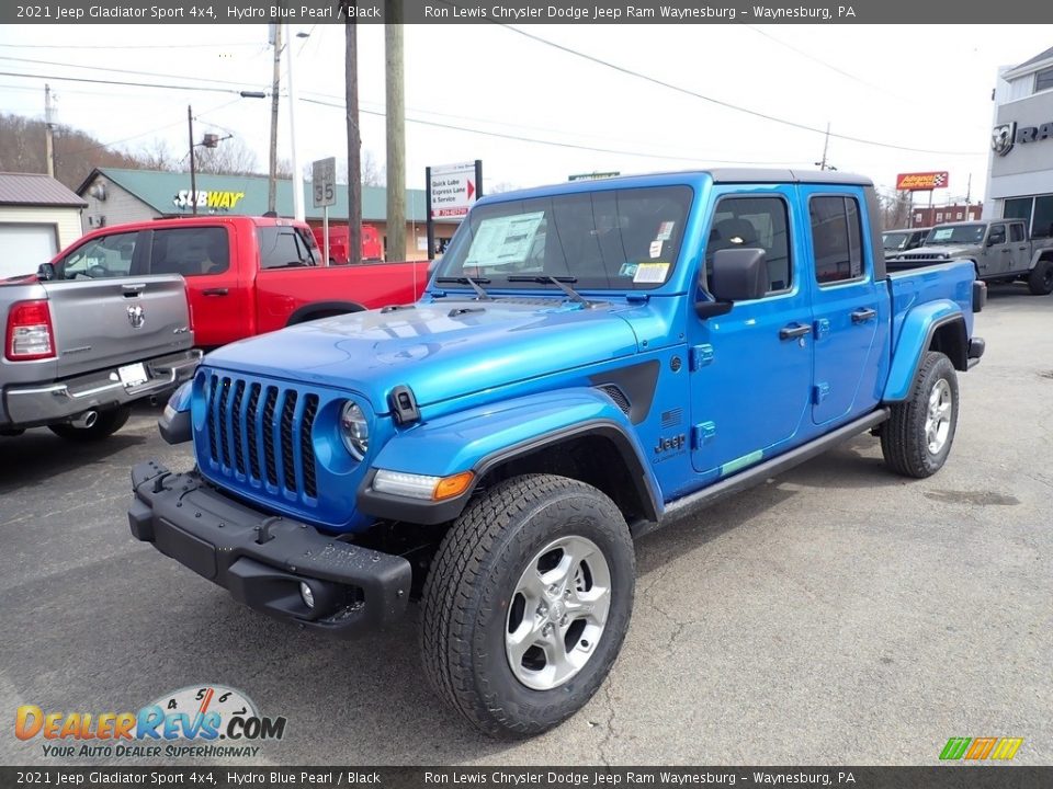 2021 Jeep Gladiator Sport 4x4 Hydro Blue Pearl / Black Photo #1