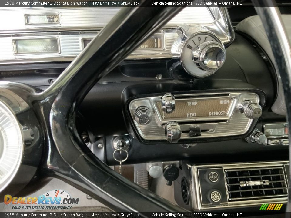 Controls of 1958 Mercury Commuter 2 Door Station Wagon Photo #20