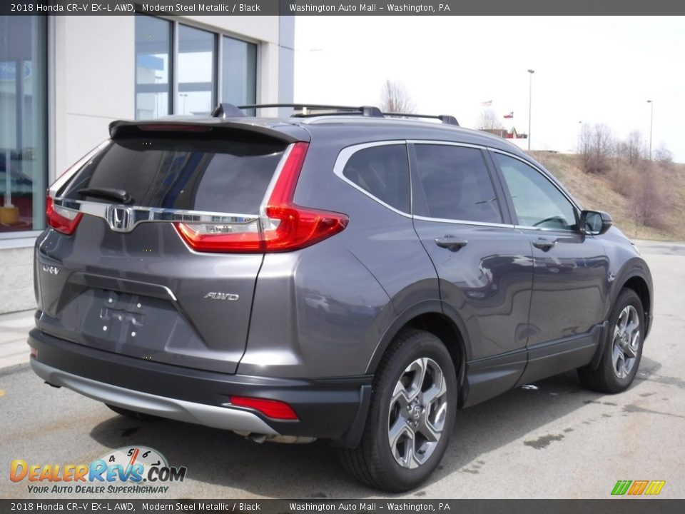 2018 Honda CR-V EX-L AWD Modern Steel Metallic / Black Photo #9